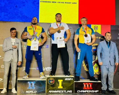 82 золотые медали завоевали казахстанцы на ЧМ по армрестлингу