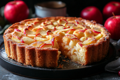 К приходу гостей готовлю нежный яблочный пирог &laquo;12 ложек&raquo; &mdash; без весов и взбивания, вкуснее шарлотки