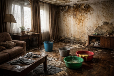 Жителям Татарстана разъяснили, что делать, если затопило квартиру из-за крыши