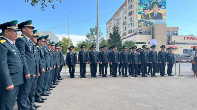 В Астане открыли мурал в честь пограничников