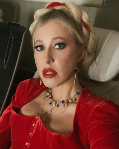 Красовский устроил скандал и обматерил водителя во время интервью Собчак