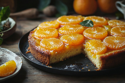 Идеальный десерт, когда нет духовки: пирог &laquo;вверх ногами&raquo; с мандаринами. Нужны сковорода и 25 минут. Объедение!