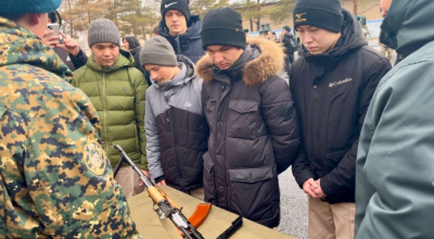 В воинской части 6697 Национальной гвардии в Костанае прошел День открытых дверей