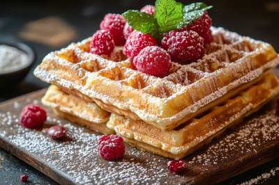 Эти венские вафли без яиц и молока &mdash; настоящее открытие для постного стола. Хрустящие, воздушные, с ноткой ванили и кокоса