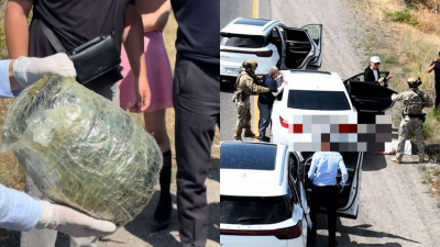 Почти 6 кг гашиша пытался перевезти алматинец в багажнике такси