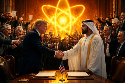 Трамп тайно переписывает ядерные правила для шейхов. Конгресс в ярости. Чем это закончится?