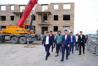 В Туркестанской области ведется строительство жилья