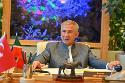 Минниханов обсудил с Экмекчибашы развитие сотрудничества Татарстана и Турции