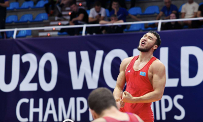Ризабек Айтмухан завоевал золото на чемпионате мира по борьбе